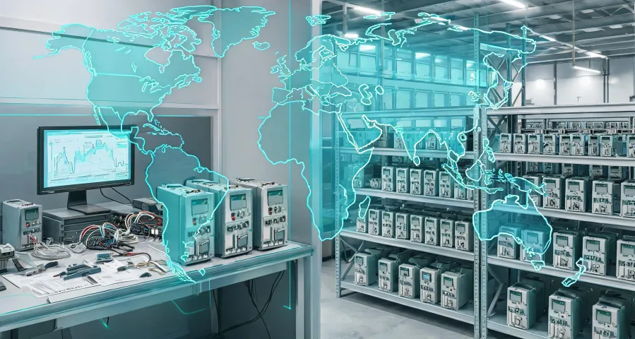 Global project support map and drive warehouse