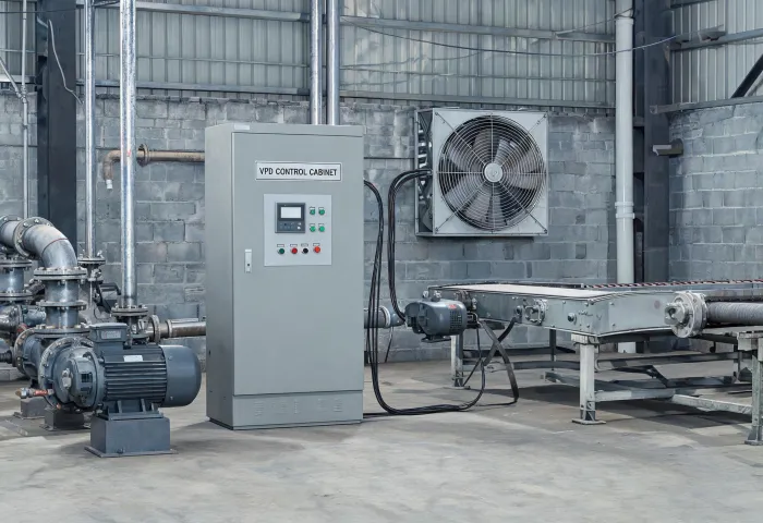 VFD-controlled pump and production line applications